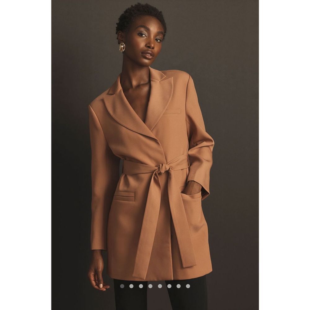 Anthropologie Tan Trench Coat